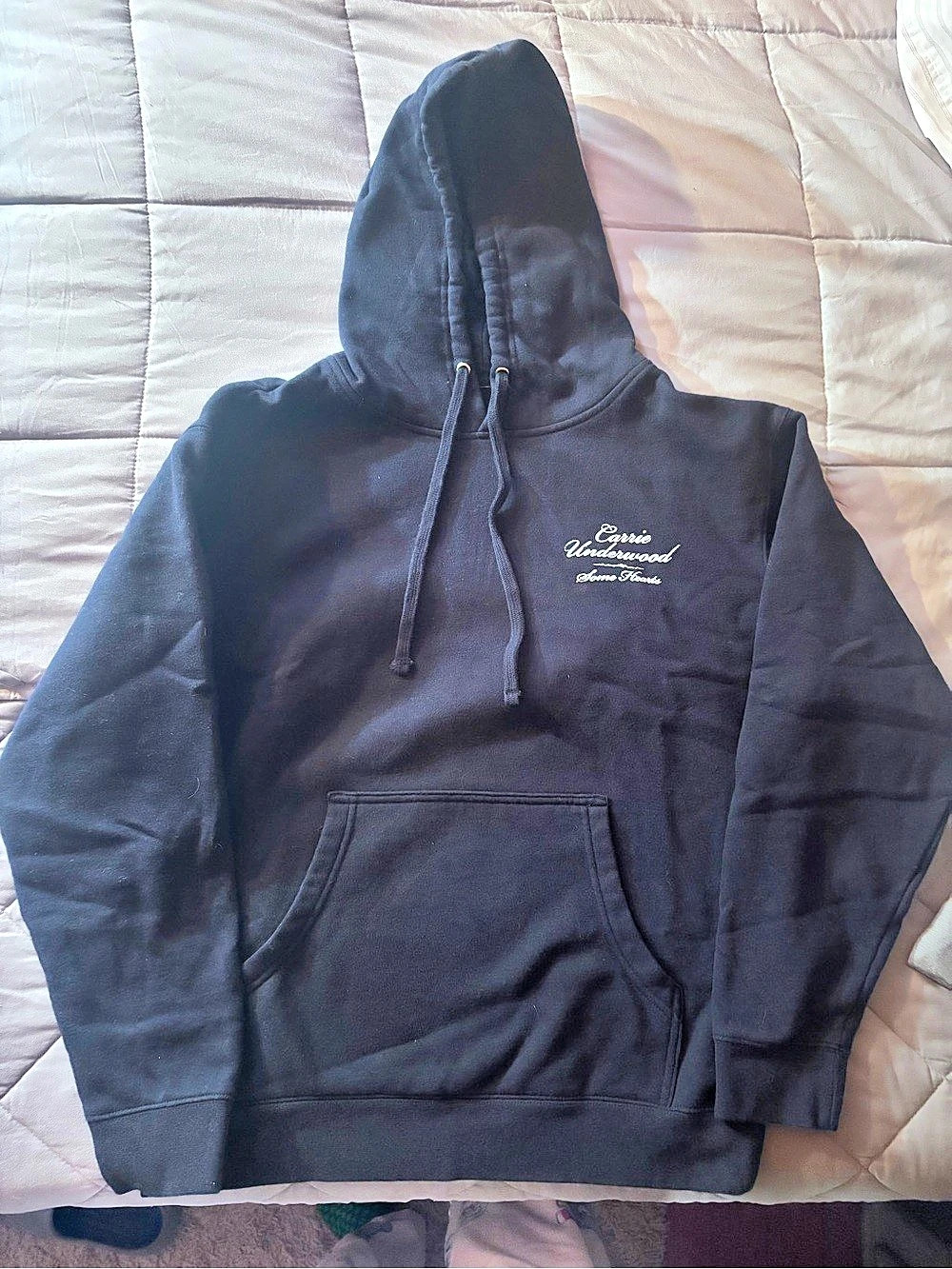 Carrie Underwood Some Hearts 20th Anniversary Hoodie Black & Pink Medium